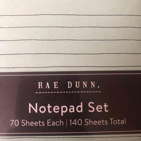 Rae Dunn notepad set 70 sheets each (140 total) BEST MOM EVER and #1 MOM - Picture 2 of 5